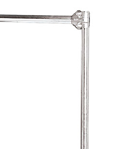 SSWBasics Heavy-Duty Single-Rail Z-Truck Clothing Rack