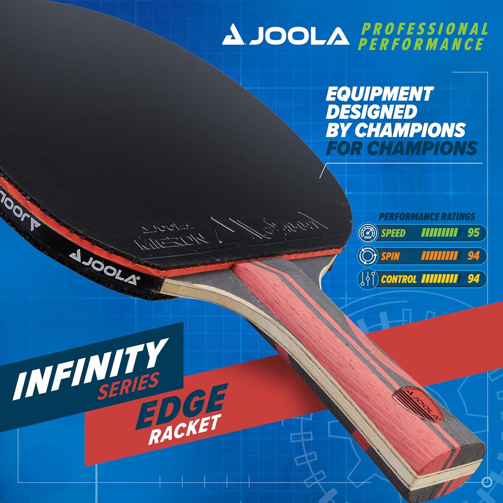 Infinity Edge - Tournament Performance Ping Pong Paddle W/ Carbon Pro Technology