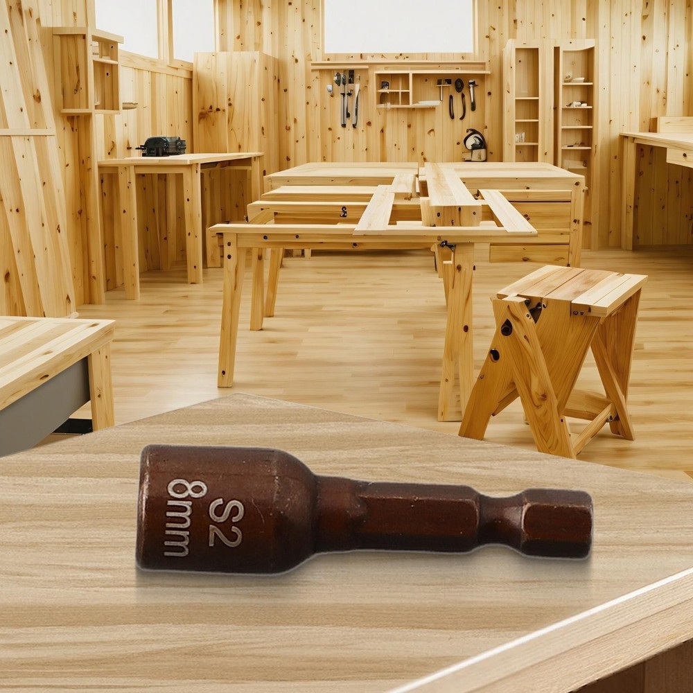 Long Lasting Hex Shank Driver Adapter Socket Tool Magnetic Nut Screwdriver