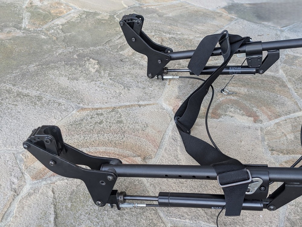 Quickie IRIS Tilt-in-Space Stroller Handle Assembly Large w/ Tilt Trigger
