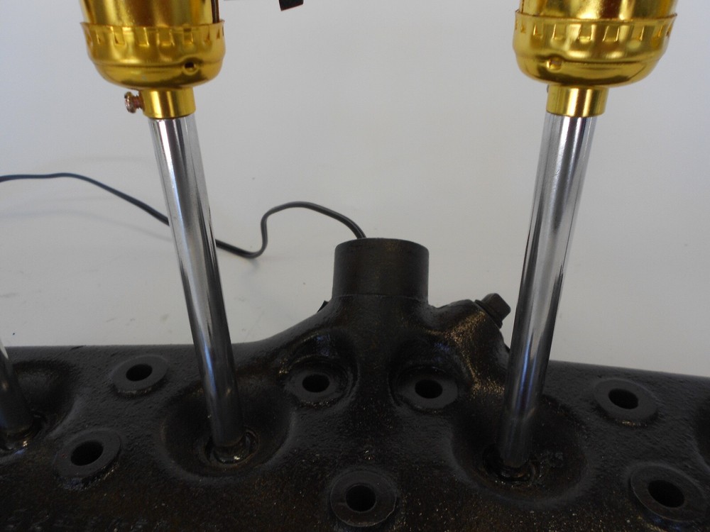 Rustic "Ford Flathead" Overhead Beam Dining Lamp