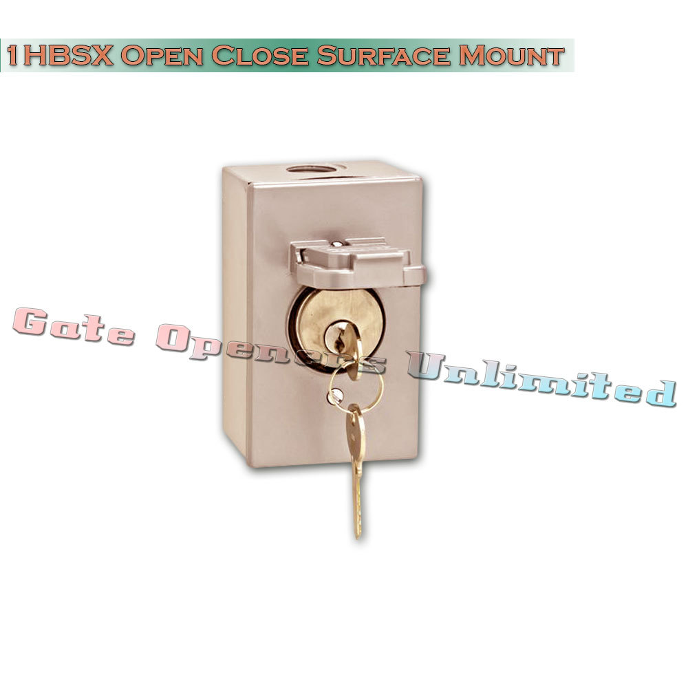 MMTC - HBSX Nema 4 Open-Close Key Switch In Single Gang Box Surface Mount