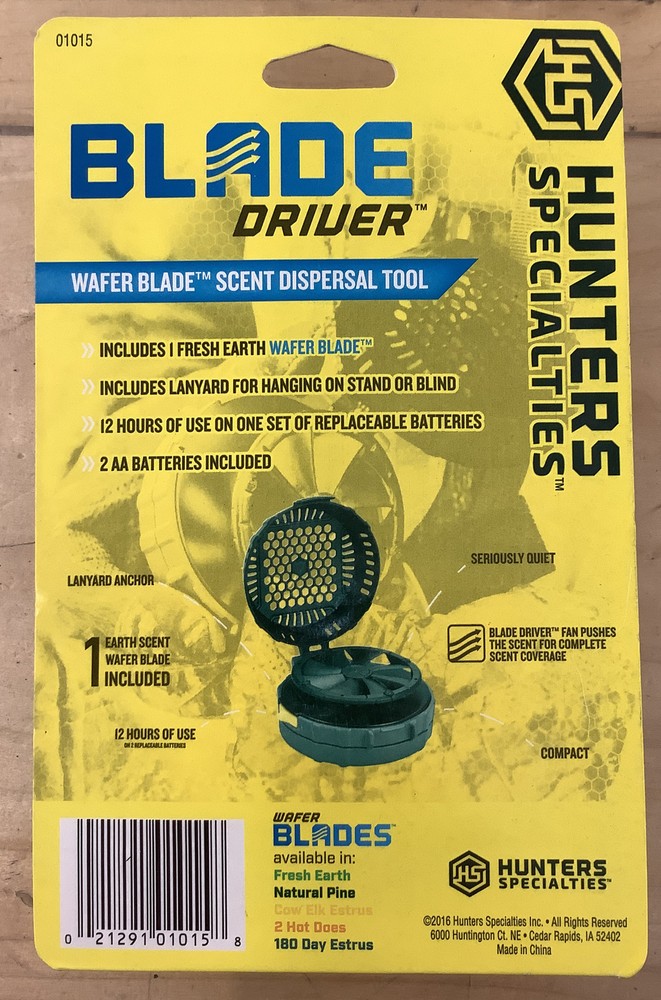 Hunters Specialties Blade Driver Wafer Blade Scent Dipersal Tool