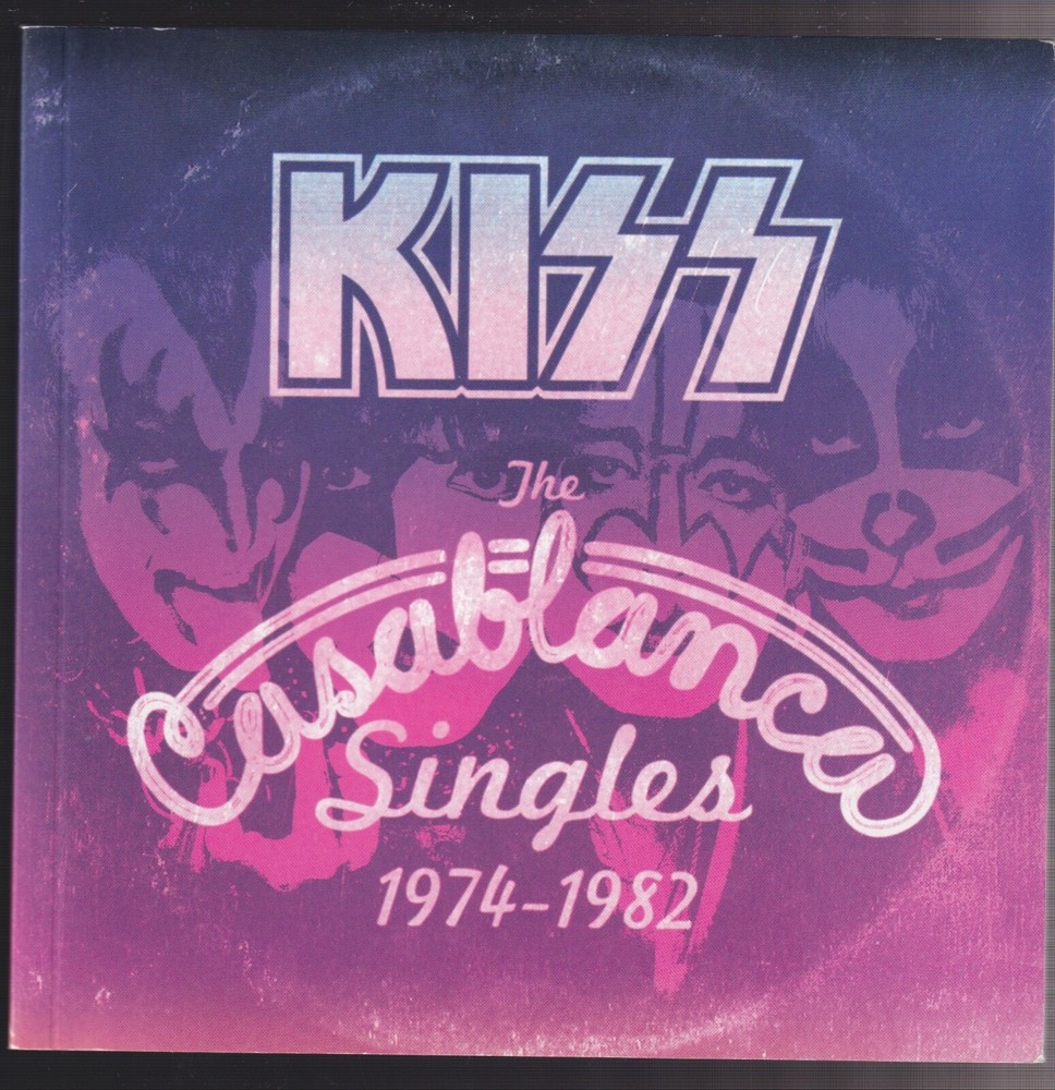 kiss complet PRINT sample ONLY PICTURE SLEEVES NO RECORDS casablanca singles box