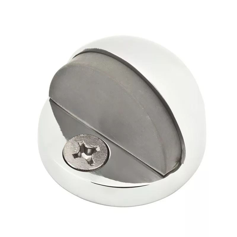 Floor Dome Door Stop Solid Brass Polished Chrome Plated AM-528C