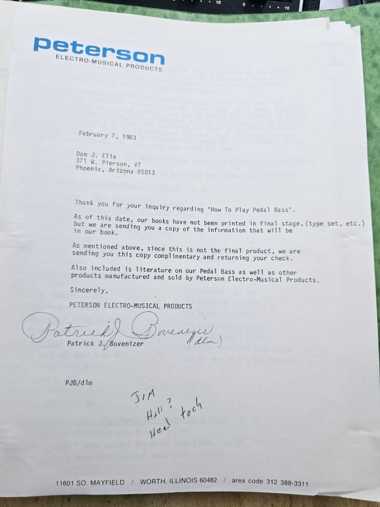 Peterson The Bottom Line Pedal Base