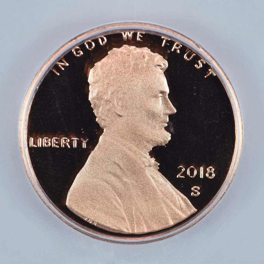 2018-S Lincoln Shield Cent PR70 DCAM ICG