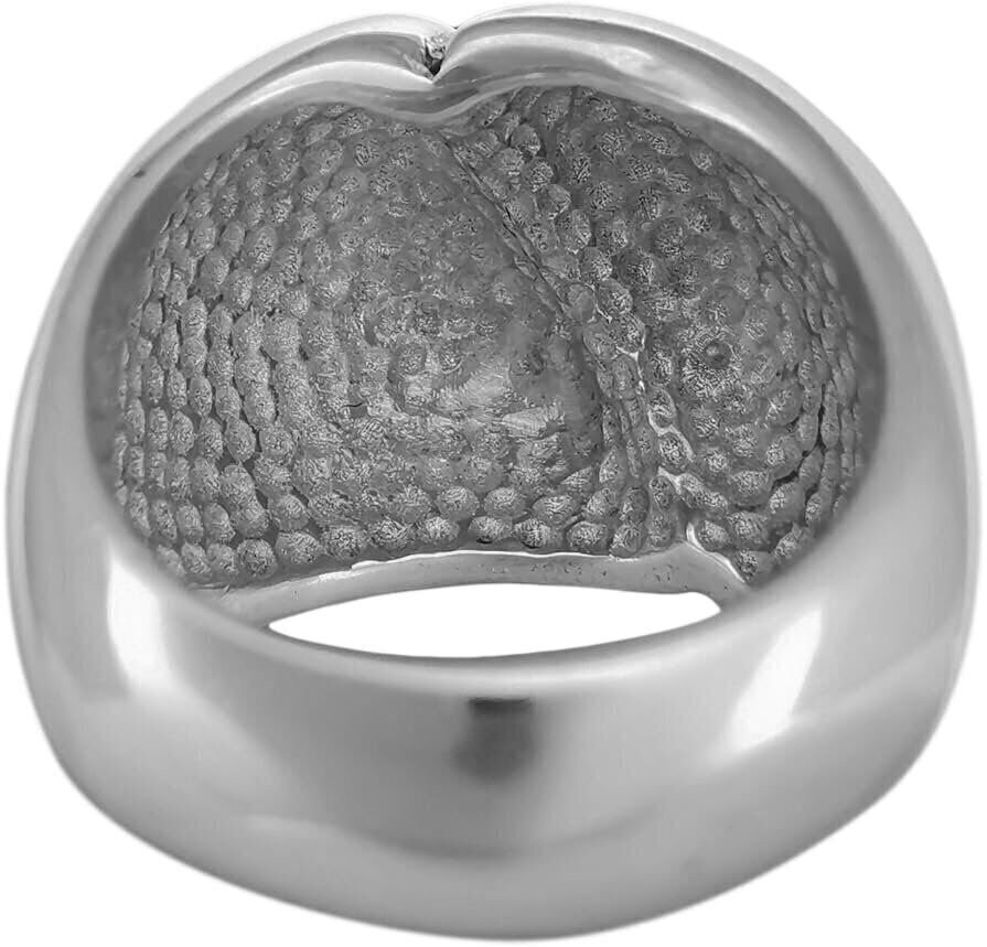Sterling Silver High Polish Split Dome Ring