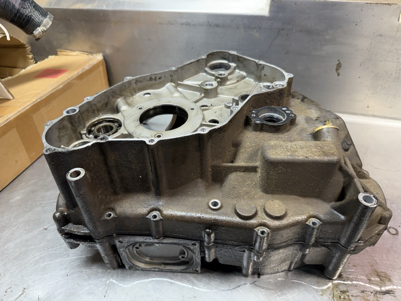 07 Arctic Cat 650 H1 OEM Engine Crankcase Motor Crank Cases Prowler XT 2006-2009