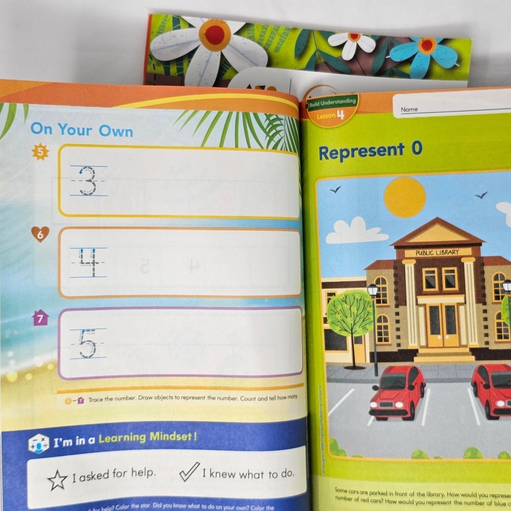 Kindergarten Student Workbooks HMH Into Math Modules 1-6 Homeschool Classroom