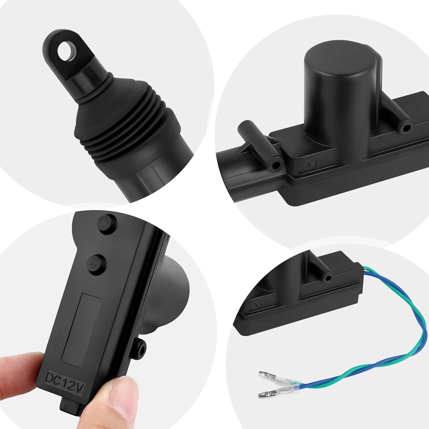4x Universal Car Auto Heavy Duty Power Slave Door Lock Actuator Motor 2 Wire 12V