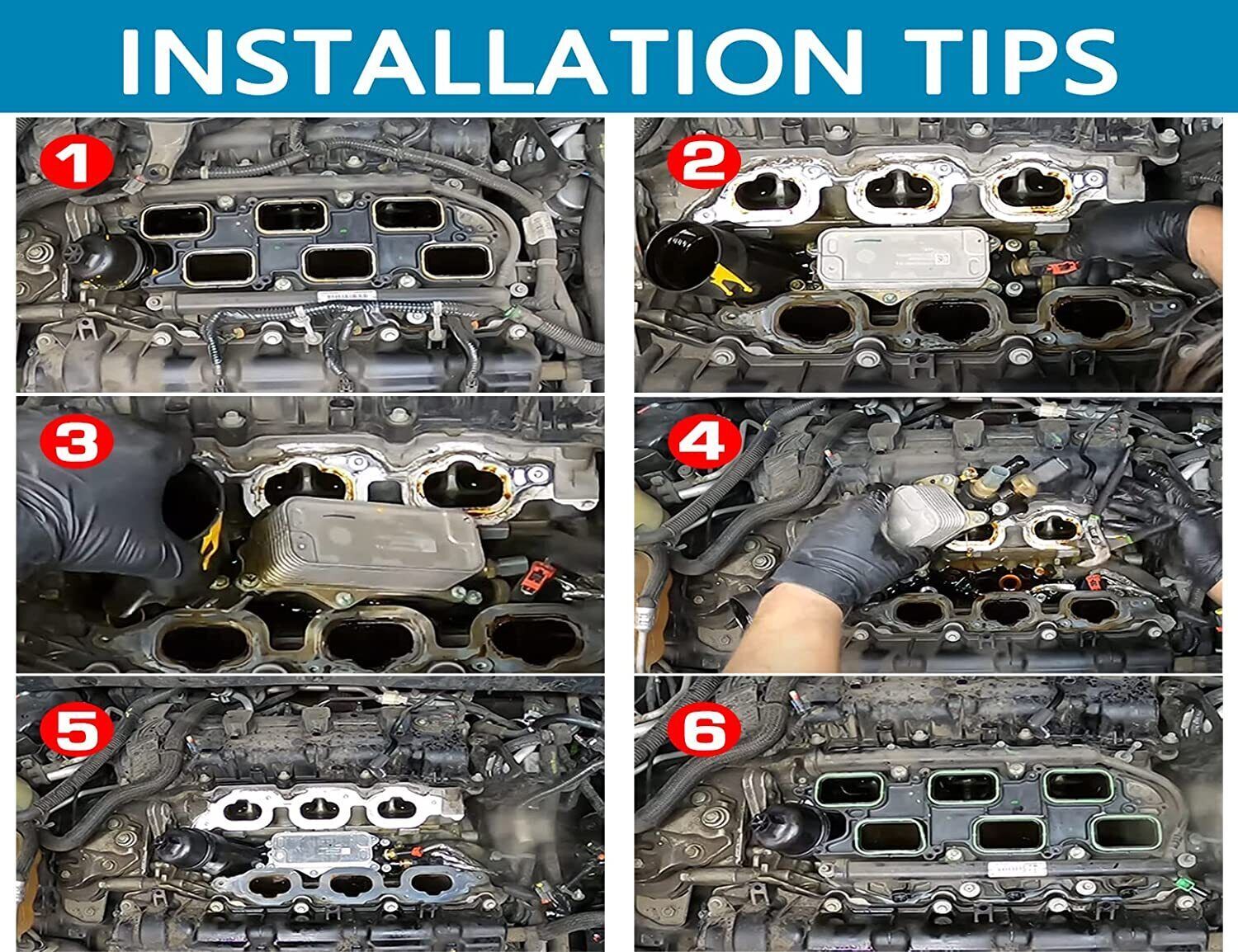 Engine Oil Cooler Filter Housing Assembly For Dodge Chrysler Jeep 2011-2022 3.6L