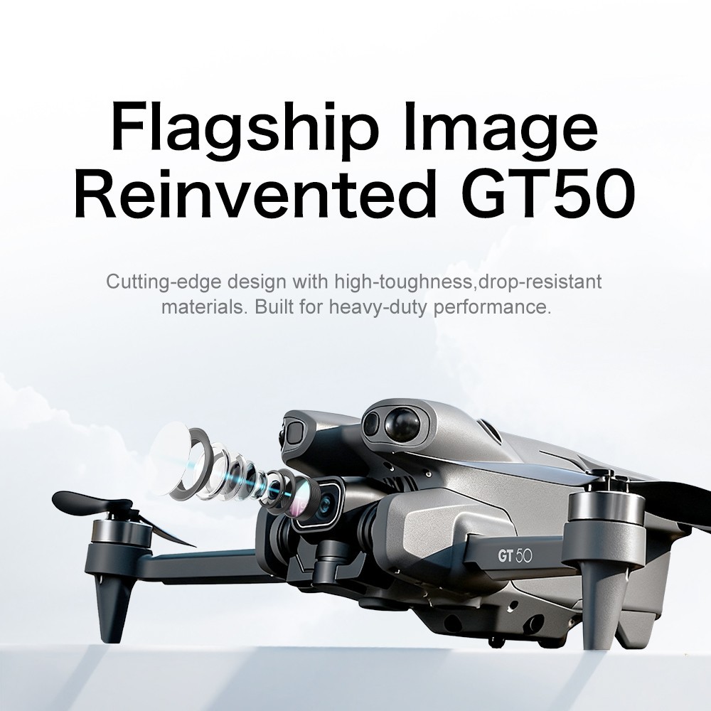 8K Dual Camera Brushless Drone with Screen Remote 5G WiFi Foldable RC Quadcopter