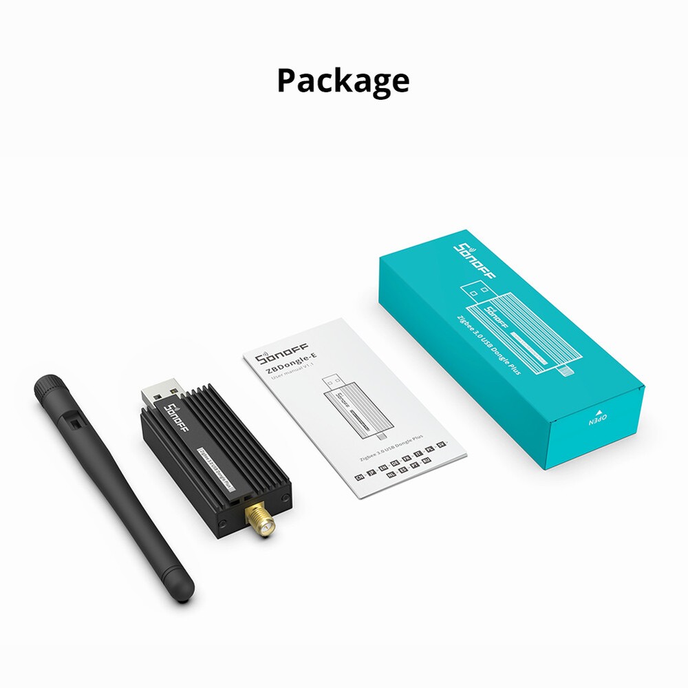 SONOFF ZBDongle-E Zigbee 3.0 Gateway Smart Home USB Dongle Plus Zigbee USB Stick