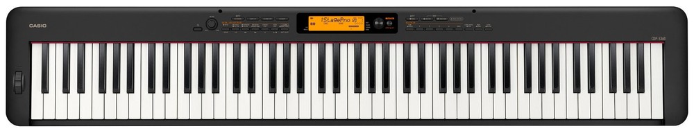 Casio CDP-S360 Compact Digital Piano - Black KEY ESSENTIALS BUNDLE
