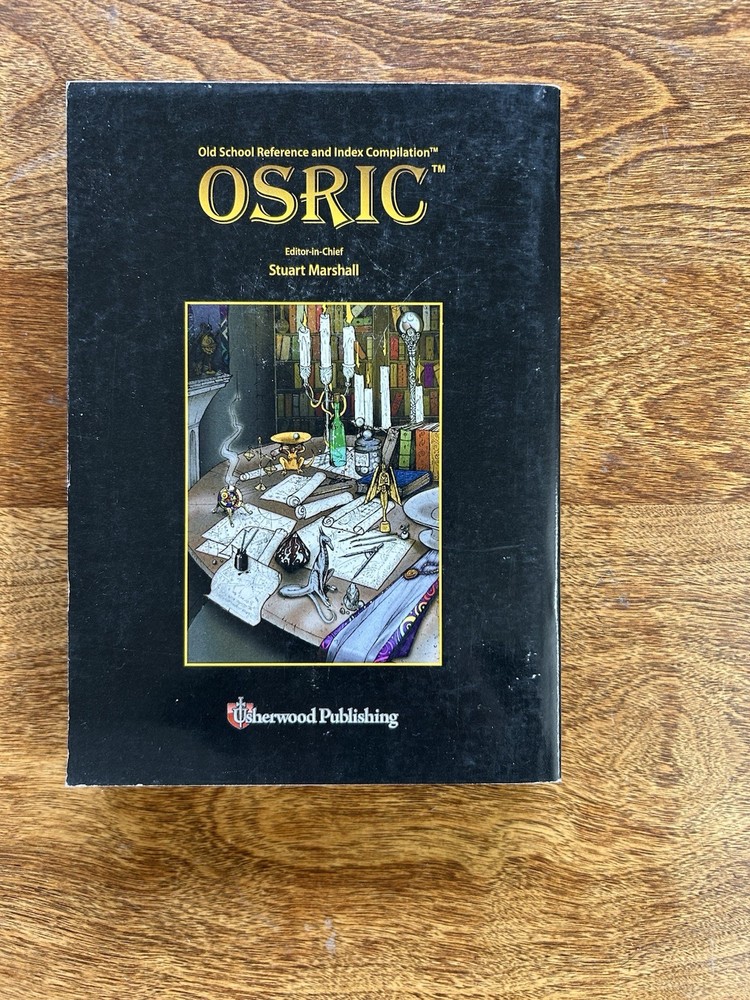 Osric Old School Reference Index Compilation for RPGs Stuart Marshall