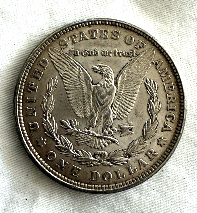 1921 MORGAN SILVER DOLLAR - Lightly Toned Nice coin