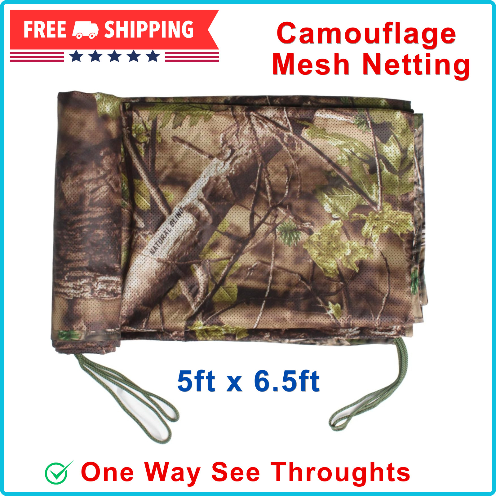 One Way See Through Camouflage Mesh Camo Netting Material For Hunting Ground