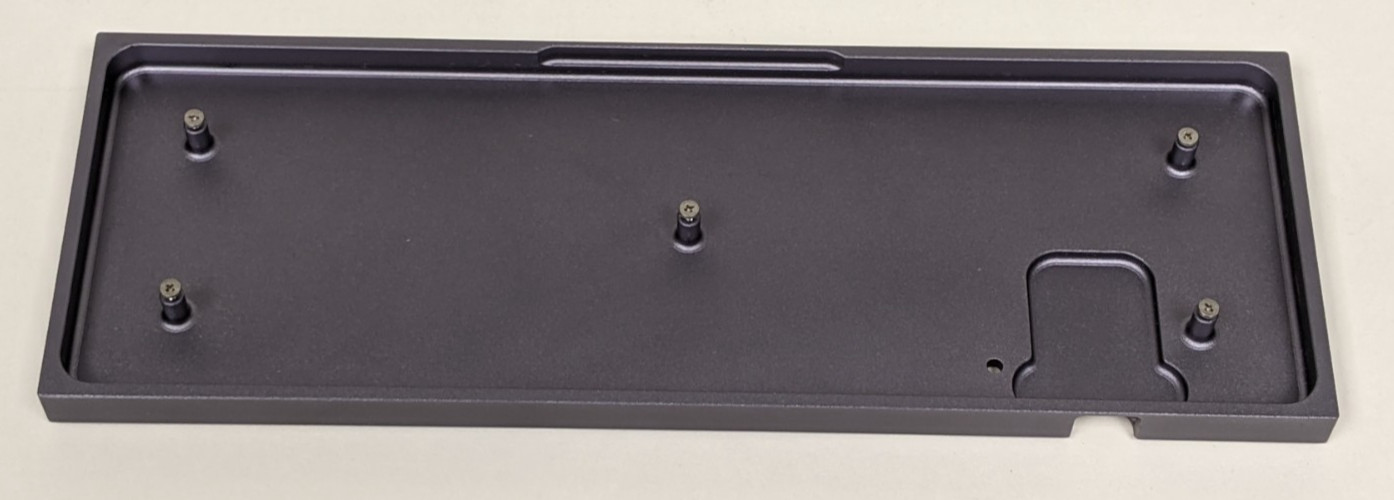 Massdrop x OLKB Planck Keyboard Kit Gunmetal Case MX Compatible Plate Beige/Blac