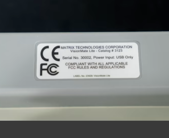 Matrix VisionMate Lite Barcode Readers Model #3123