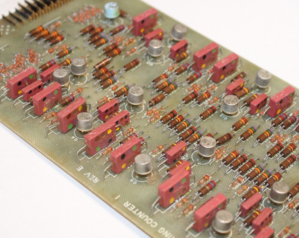 General Electric RING COUNTER board circa 1964, for early computer?