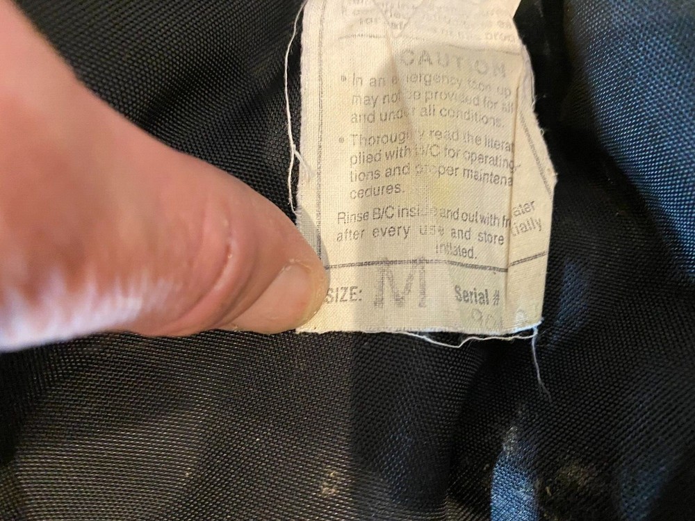 Tekna BCD Compact SCUBA Buoyancy Compensation Device Size Medium GREAT