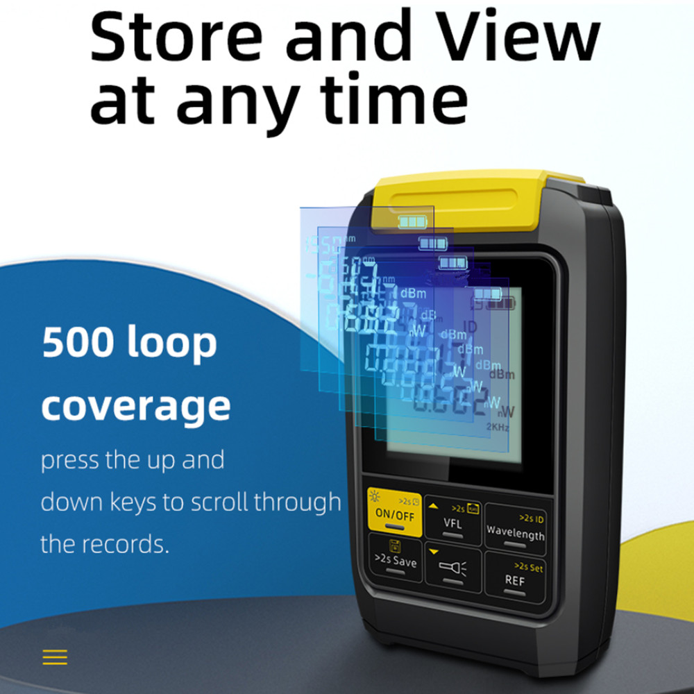 4in1 Optical Power Meter OPM Led light Visual Fault Locator Network Cable Tester