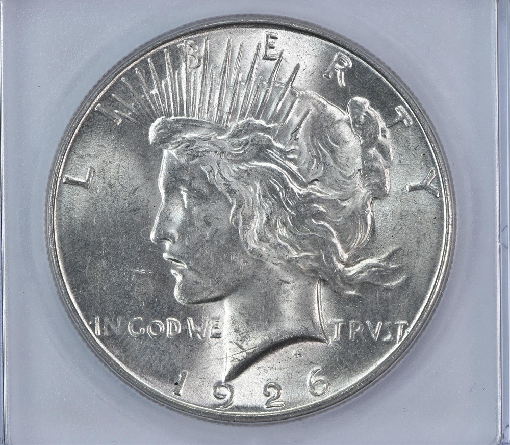 1926-S Peace Silver Dollar MS63 ICG