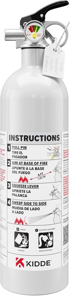 Fire Extinguisher for Boats, Single-Use 5BC