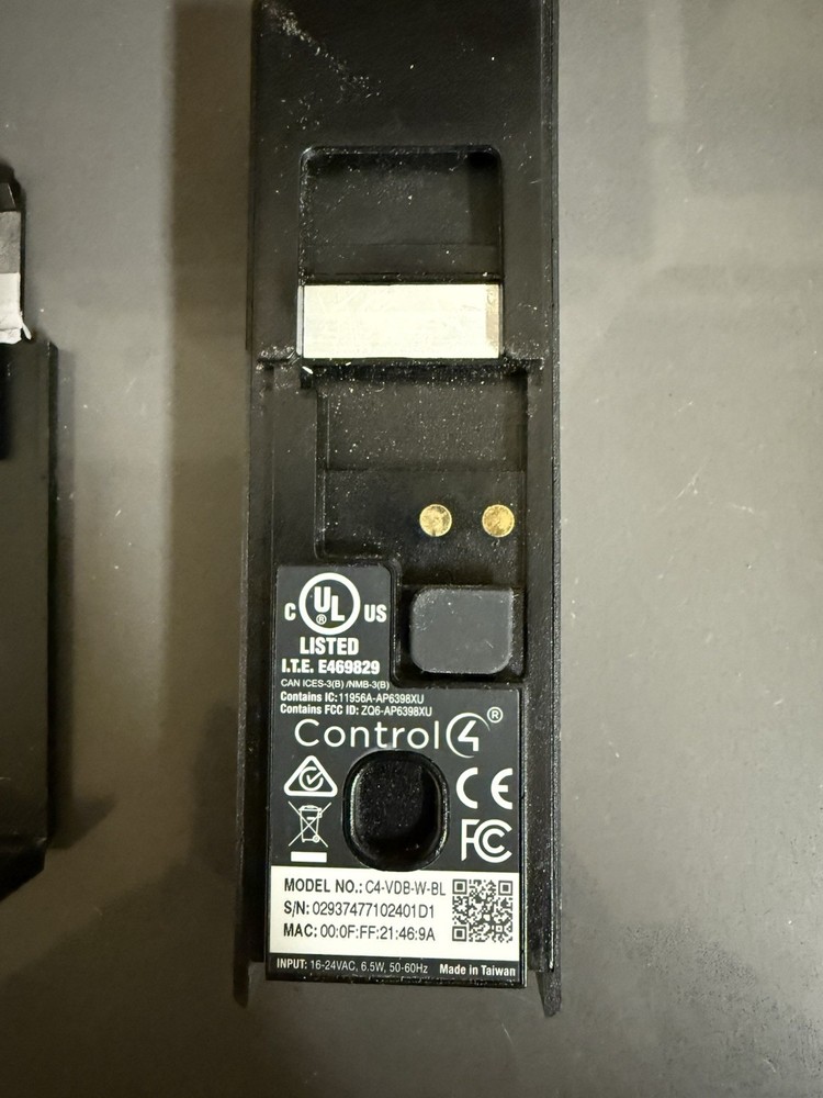 Control4 C4-VDB-W-BL