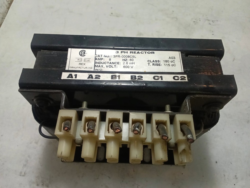 REX 3PR-0008C5L 3 PH Reactor (E5A)