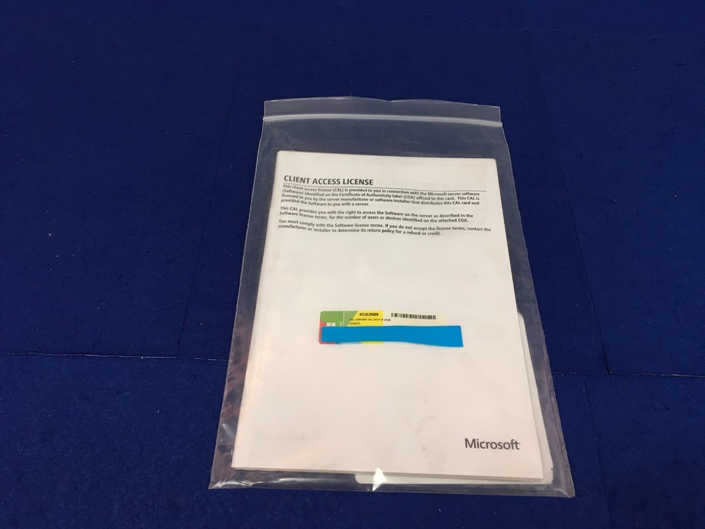Lenovo Microsoft SQL Server 2014 (5 users) 4XI0L03763 ✅❤️️✅❤️️ NEW