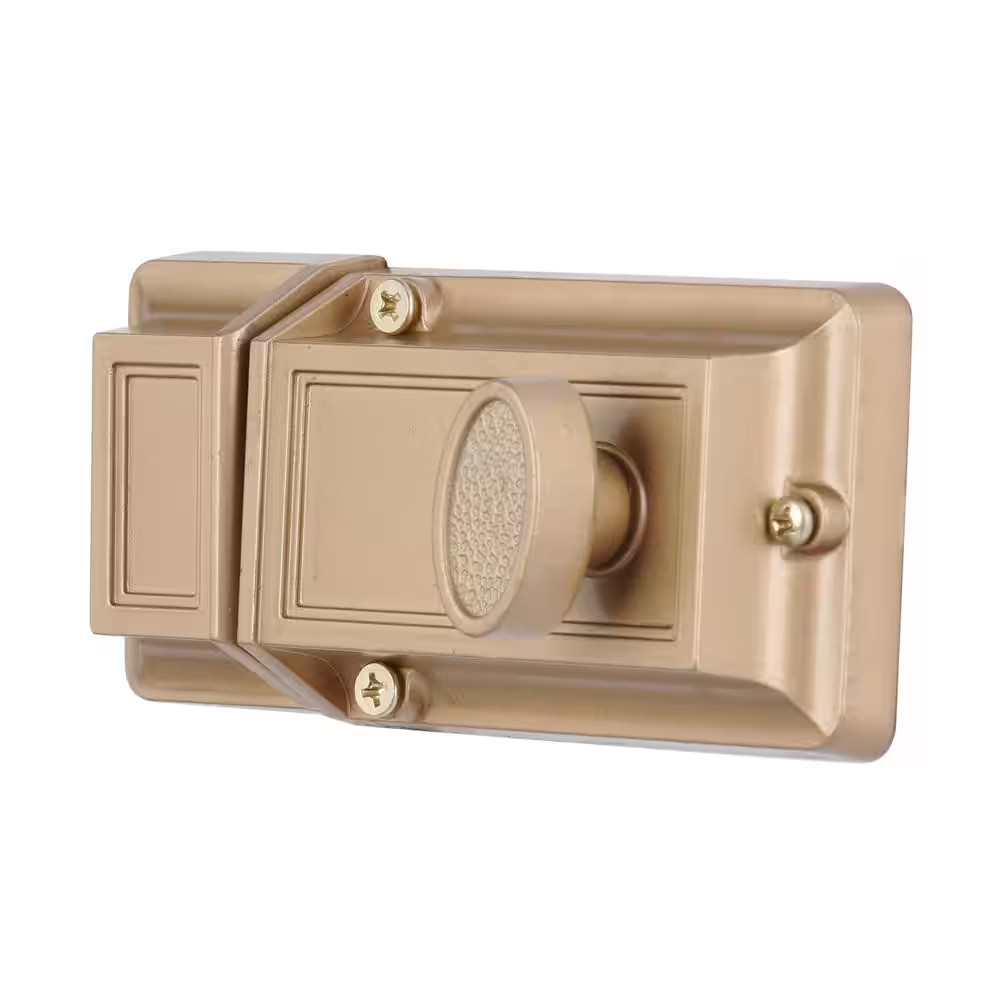 Single Cylinder Rim Deadlatch, Diecast, Brass