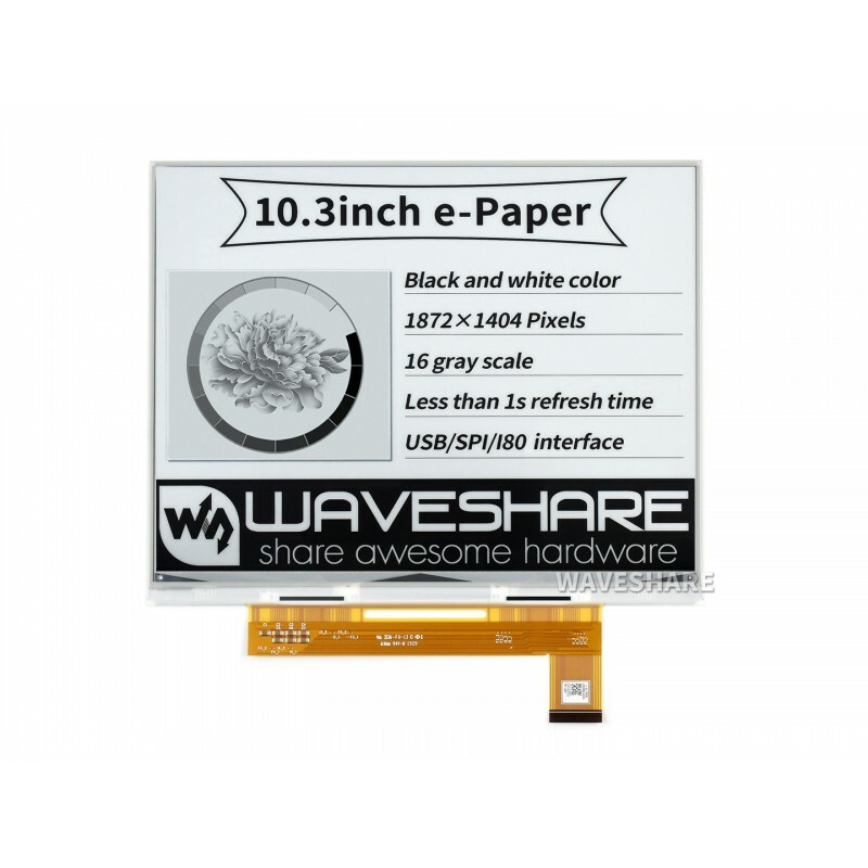 Waveshare 10.3inch E-Paper E-Ink Raw Display 1872×1404 Parallel Port
