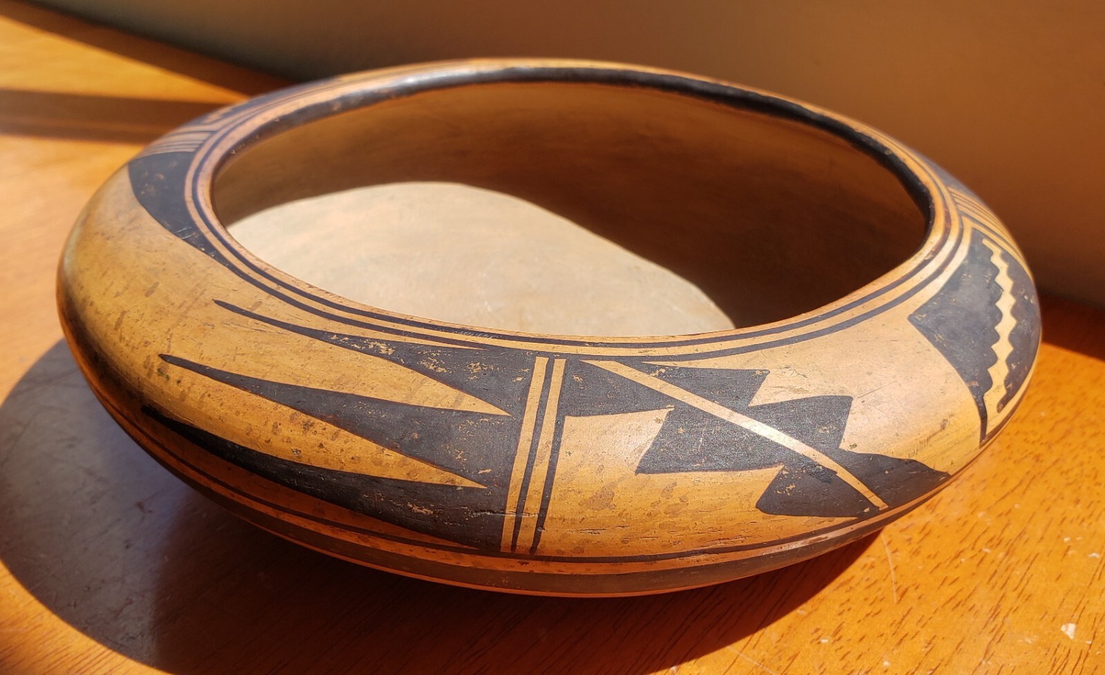 Antique Hopi Pottery Bowl Native American Indian Pot