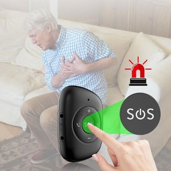 MediTrackGPS® 4G GPS Tracker Personal Elderly Child Tracking Device Pendant MT50