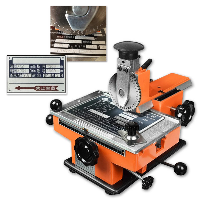 Semi-automatic Pneumatic Marking Machine Nameplate Engraving Machine