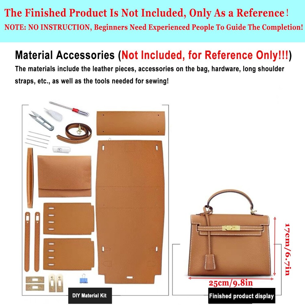 RIVEENY Handbag Shoulder Bag Acrylic Template,Leather Pattern transparently