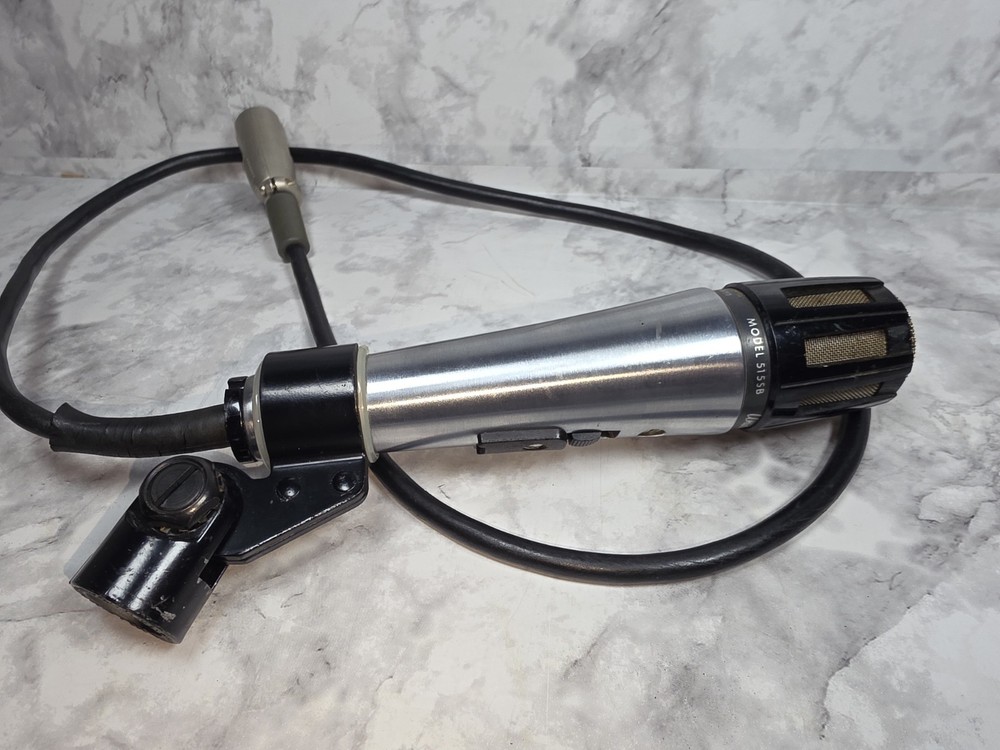 Vintage Shure Model 5155B Unidyne Microphone. As-is Untested