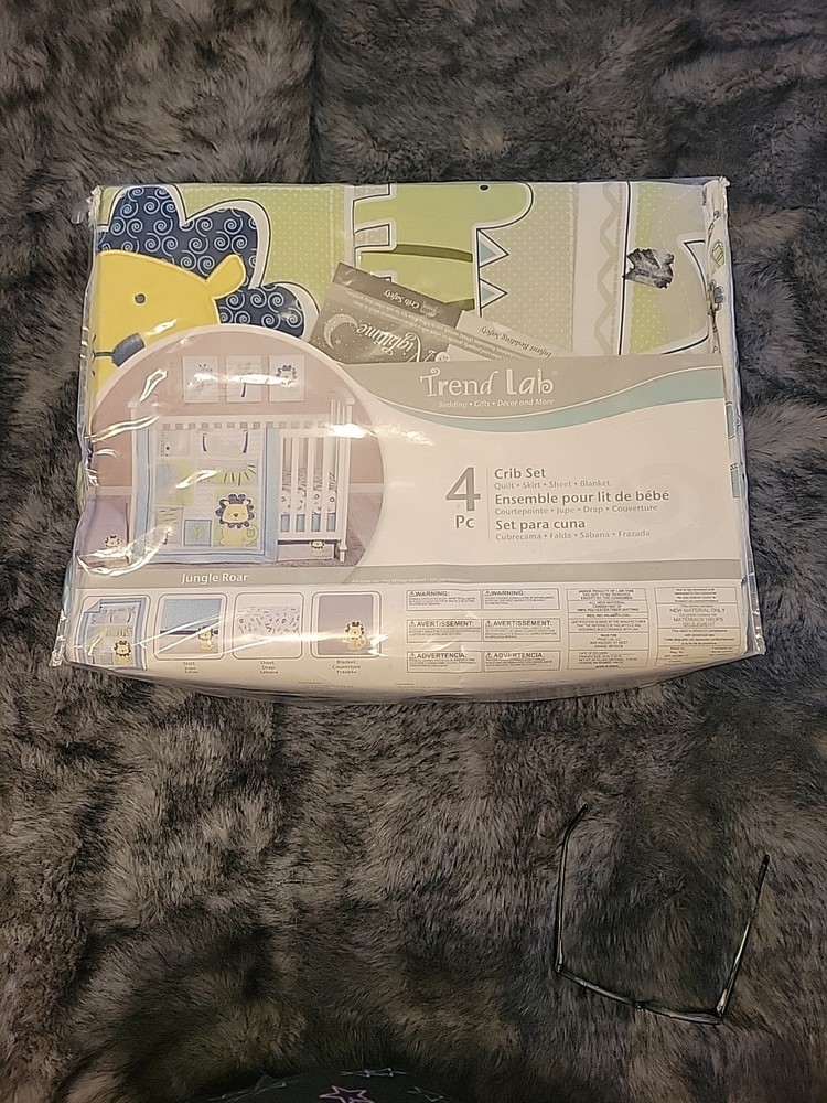 Trend Lab Infant Bedding Crib Set Jungle Roar