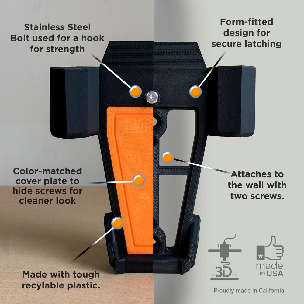 Wall Mount Bracket for WORX 20V Cordless Leaf Blower - Model WG547