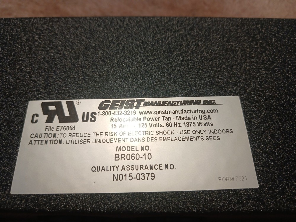 Flexiduct Basic Standard BR060-10 Power Distribution Unit