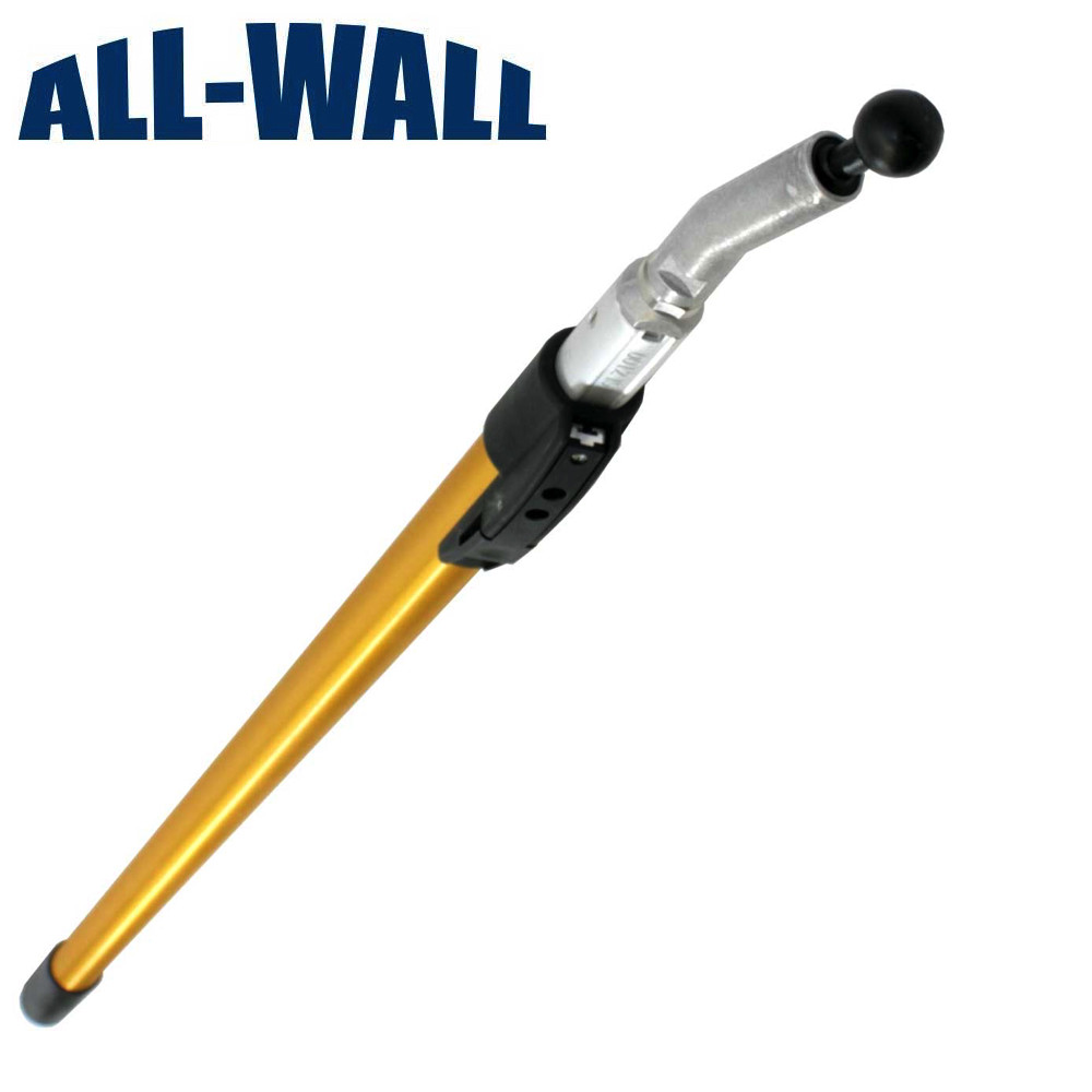 TapeTech Extendable Drywall Angle Head / Corner Finisher Handle w/Threaded Ball