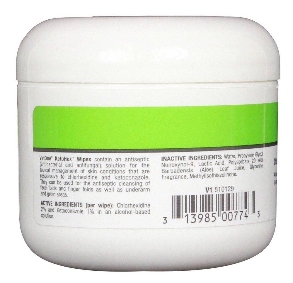 Ketohex Wipes (50 count)