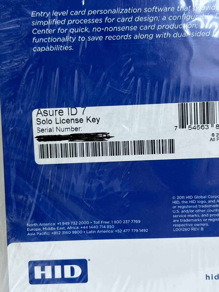 HID Asure ID 7 Solo License Key