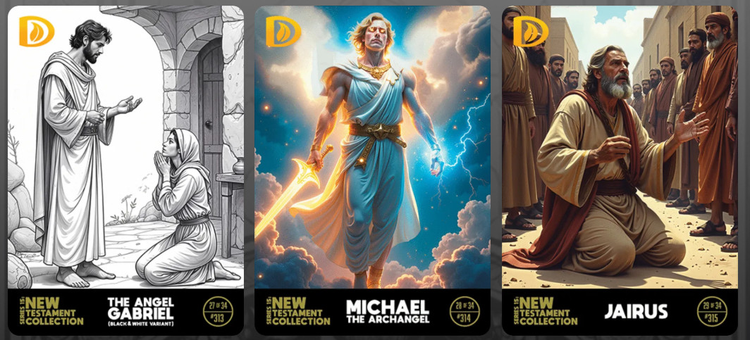 Discovery Bible Cards - One Pack of 10 - Deluxe - Christian Education God Jesus