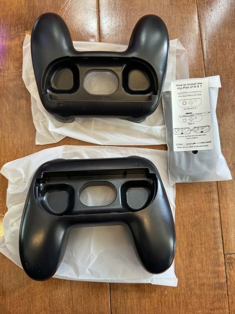 Controller Grip SW-WB007 for Nintendo Switch 2, Black, 2-Pack