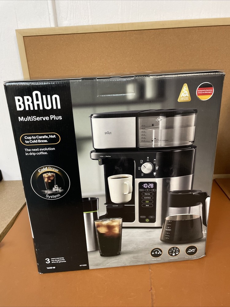 Braun MultiServe Plus  Coffee, both Hot & Cold KF9250BK