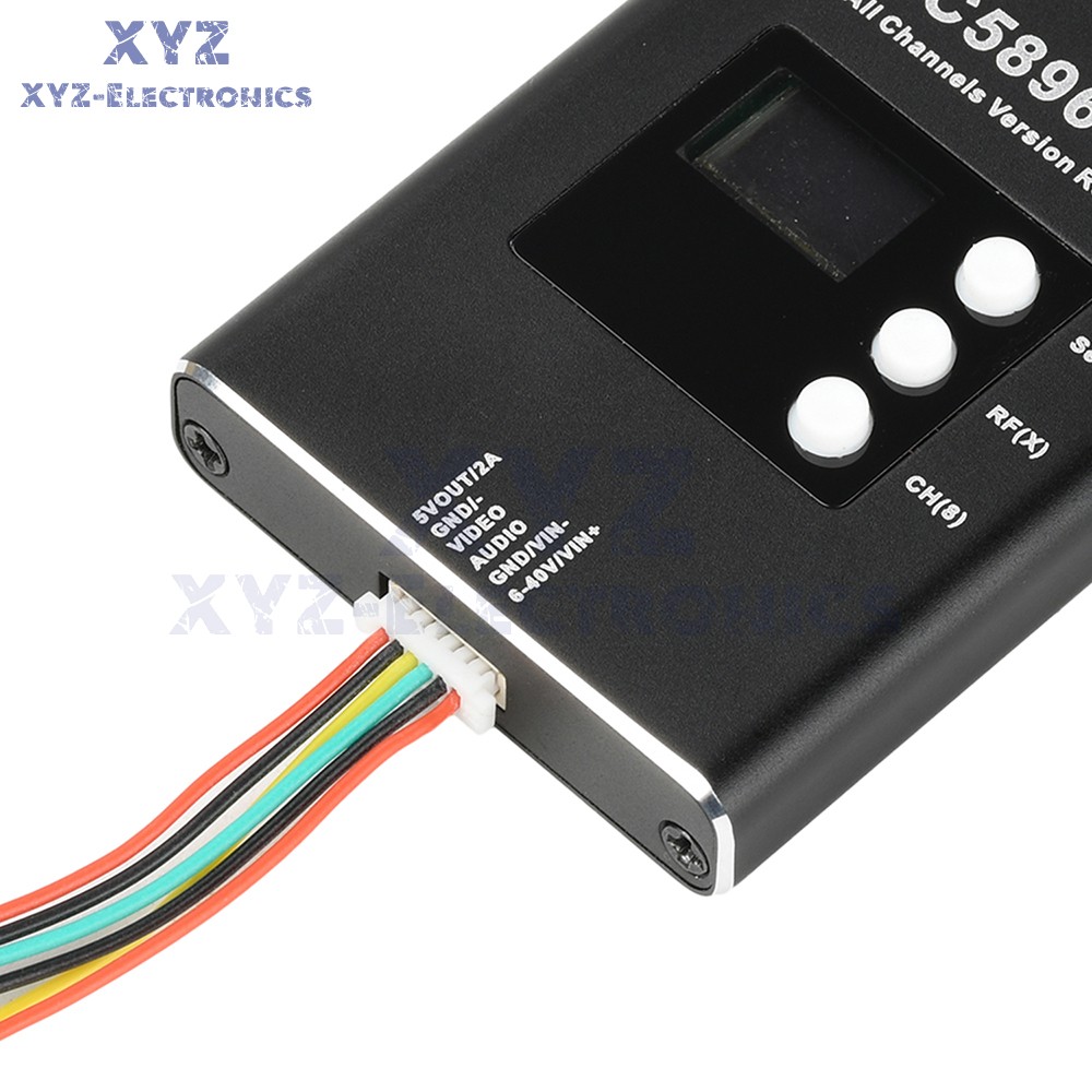 DC6-40V RC5896S Receiver 5.8GHz Video Receiver Compatible 5.8G Image Transmitter