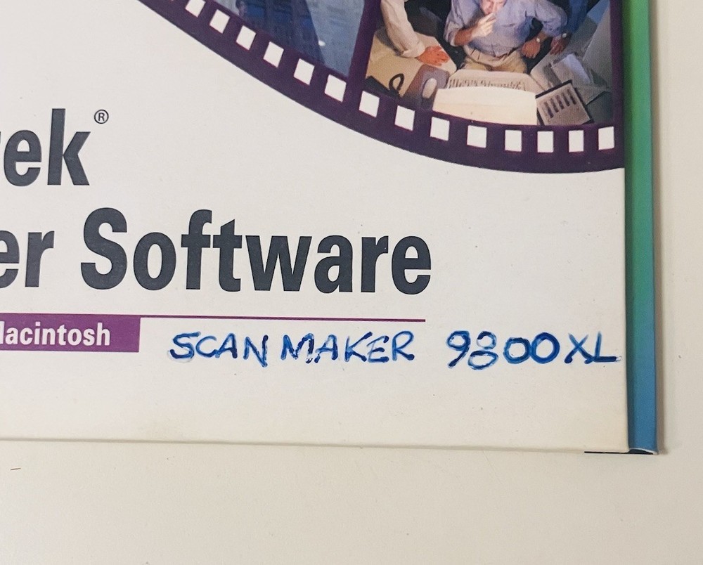 Microtek ScanMaker 9300XL Software + Adobe Photoshop Elements 2.0, Win/Mac